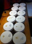 Cultivating spwan on Grain: Modified Mason Jars with silicone injection ports and polyfil filters for passive air exchange